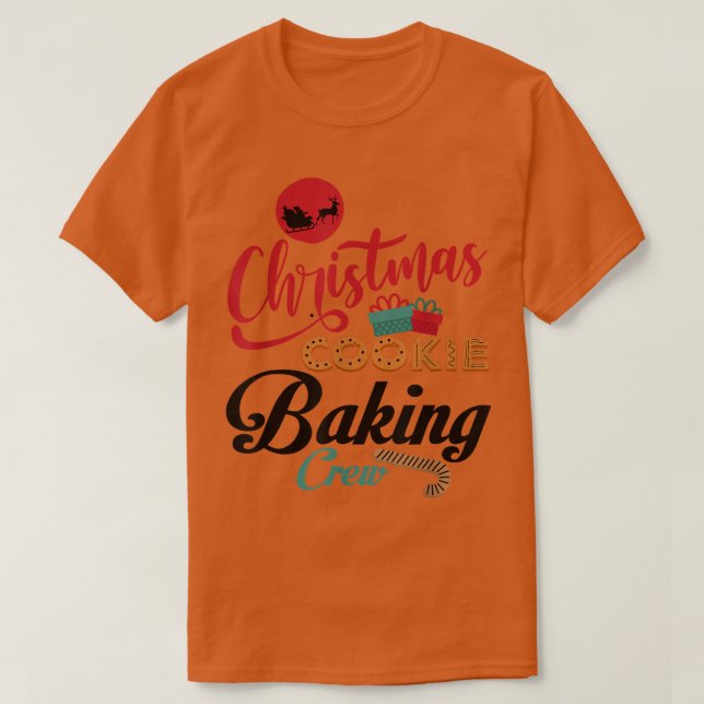 T-shirt Christmas Cookie Baking Équipe de pain d'épice San (Design devant)