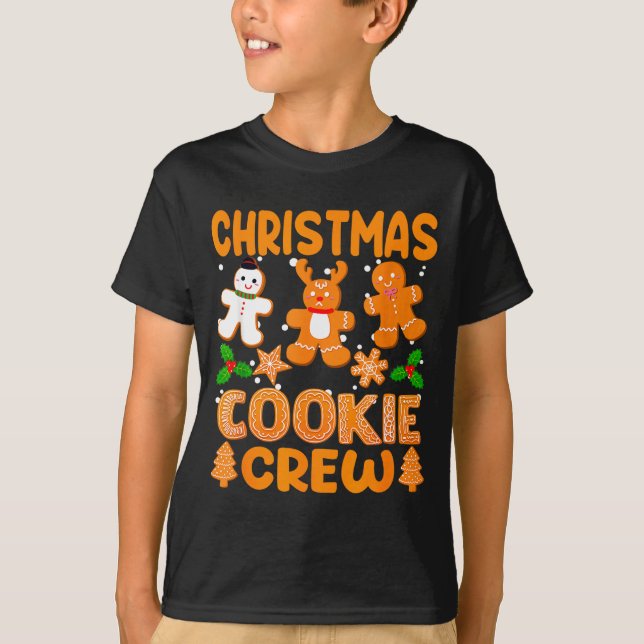 T-shirt Christmas Cookie Crew Baking Team New Xmas Bakers  (Devant)
