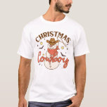 T-shirt Christmas Cowboy Snowman Merry Xmas Retro Groovy F<br><div class="desc">Christmas Cowboy Snowman Merry Xmas Retro Groovy For Kid. Fill your universe with Joy and Cheer with This Graphic Christmas Experience Featuring a snow man in front of a Christmas themed vintage sun set this is perfect for the holidays for everyone</div>