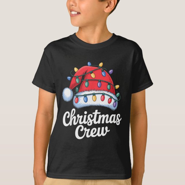 T-shirt Christmas Crew Matching Family Xmas Party Men Wome (Devant)