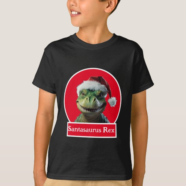 T-shirt Christmas Dino (Devant)