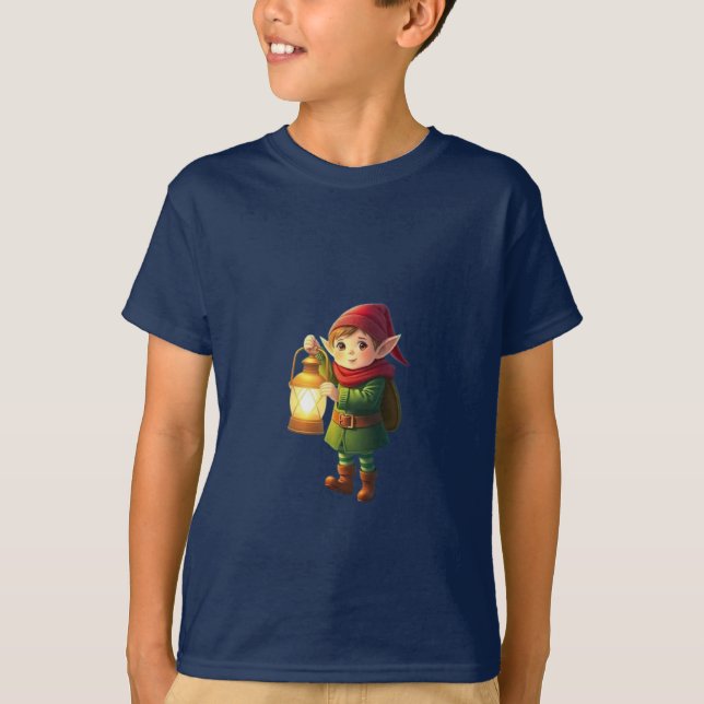 T-shirt Christmas elf (Devant)