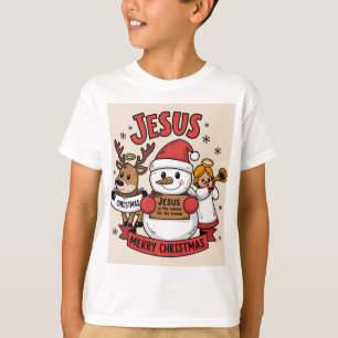 T-shirt Christmas Faith Adventure : Snowman, Reindeer