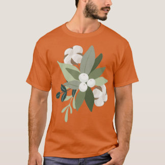 T-shirt Christmas flowers 
