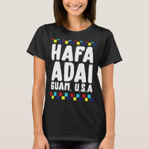 T-shirt Christmas Hafa Adai Guam USA Hello Guam Vacances T
