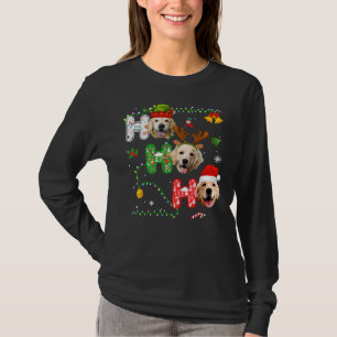 T-shirt Christmas Ho Ho Ho Golden Retriever 351
