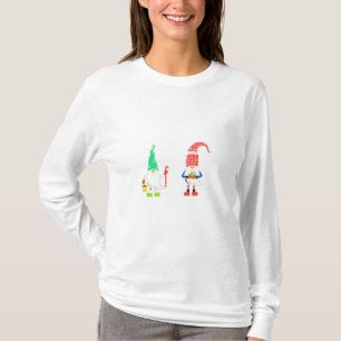 T-SHIRT CHRISTMAS HOLIDAY GNOMES LA CHEMISE DE LADIES