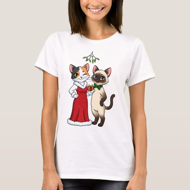 T-shirt Christmas Holiday Love & Gifts (Devant)