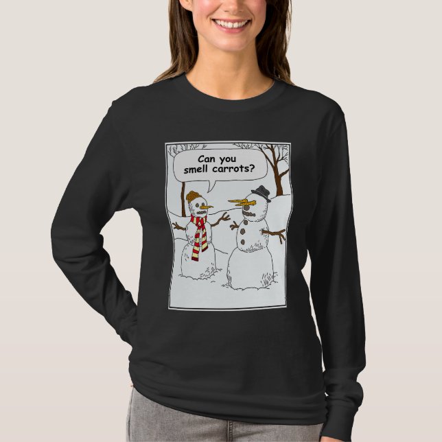 T-shirt Christmas Joke Can You Smell Carrots Xmas  Idea (Devant)