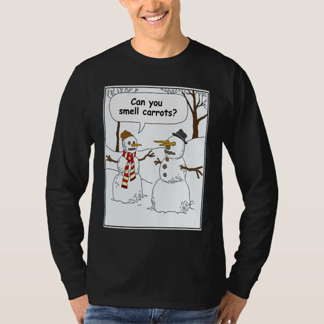T-shirt Christmas Joke Can You Smell Carrots Xmas  Idea (Devant)