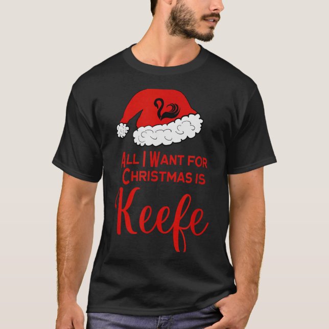 T-shirt Christmas Keefe Shirt For Keeper Fans Of The Lost  (Devant)