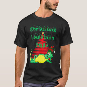 T-shirt Christmas Love Louisiana Holiday Cheer