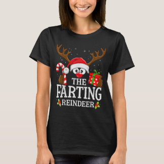 T-shirt Christmas Matching The Farting Reindeer Family 
