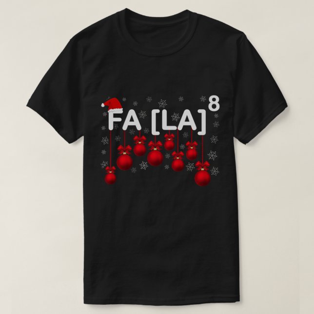 T-shirt Christmas Math Teacher (Design devant)