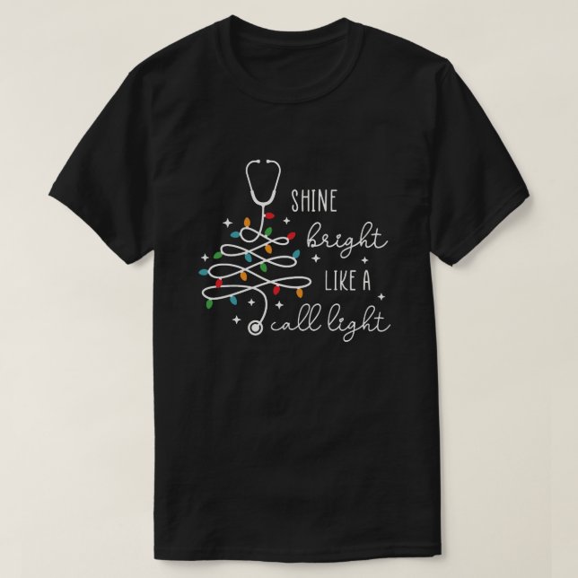 T-shirt Christmas Nurse (Design devant)