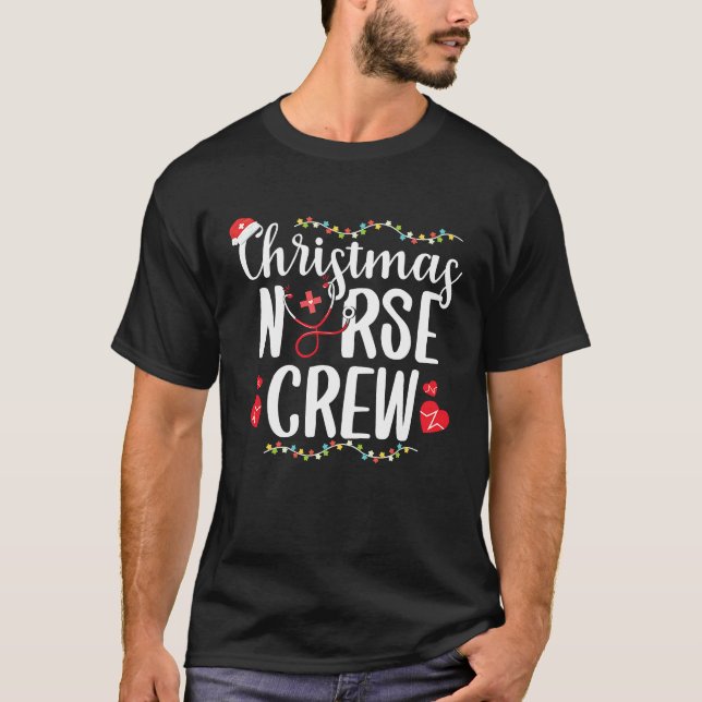 T-shirt Christmas Nurse Nursing School RN Nurse Practition (Devant)