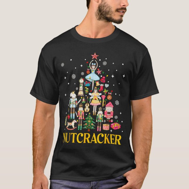 T-shirt Christmas Nutcracker Squad Ballet Dance Women Kid  (Devant)