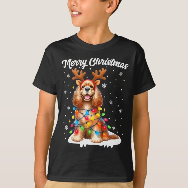 T-shirt Christmas Pajamas Men Women Kids English Er Spanie (Devant)