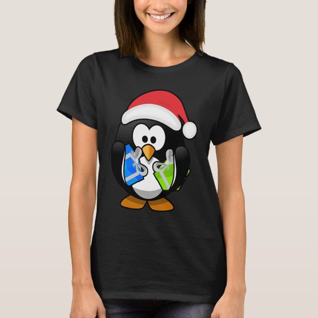 T-shirt Christmas Penguins Live Lights for the Holiday Squ (Devant)