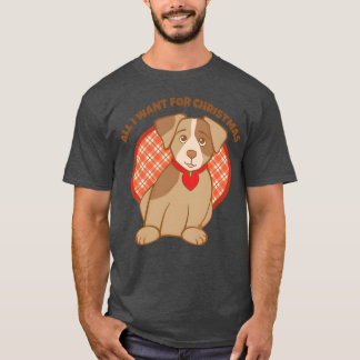 T-shirt Christmas Puppy ami