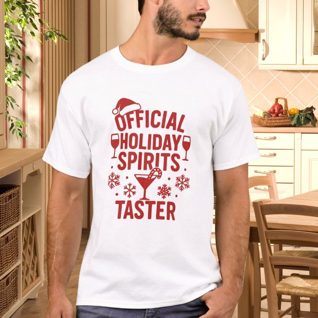 T-shirt Christmas quote funny party spirits taster (Créateur téléchargé)