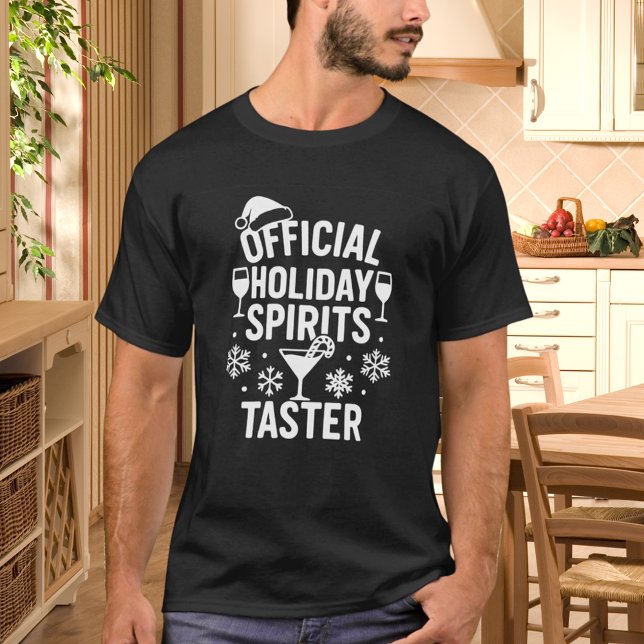 T-shirt Christmas quote funny party spirits taster (Créateur téléchargé)