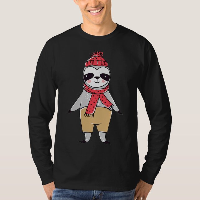 T-shirt Christmas Sloths (Devant)