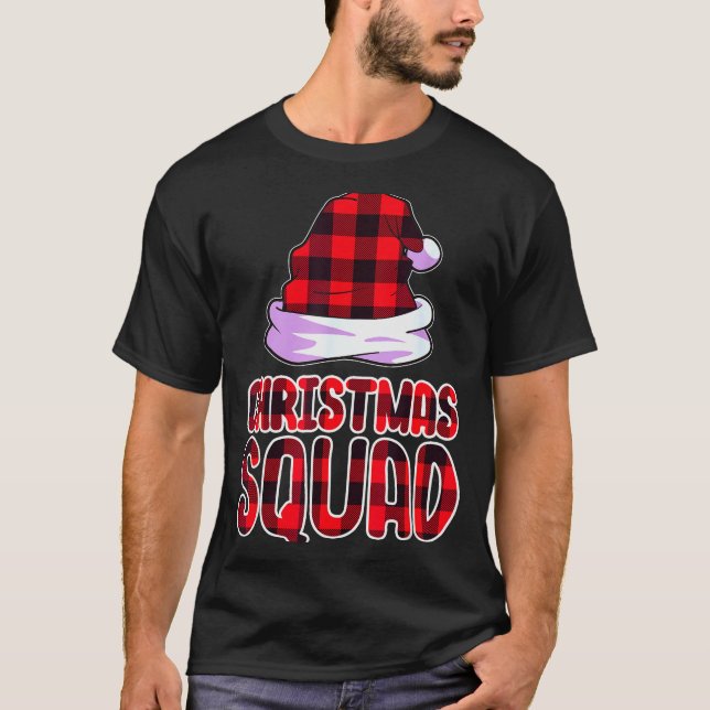 T-shirt Christmas Squad Family Group Matching Christmas Pa (Devant)
