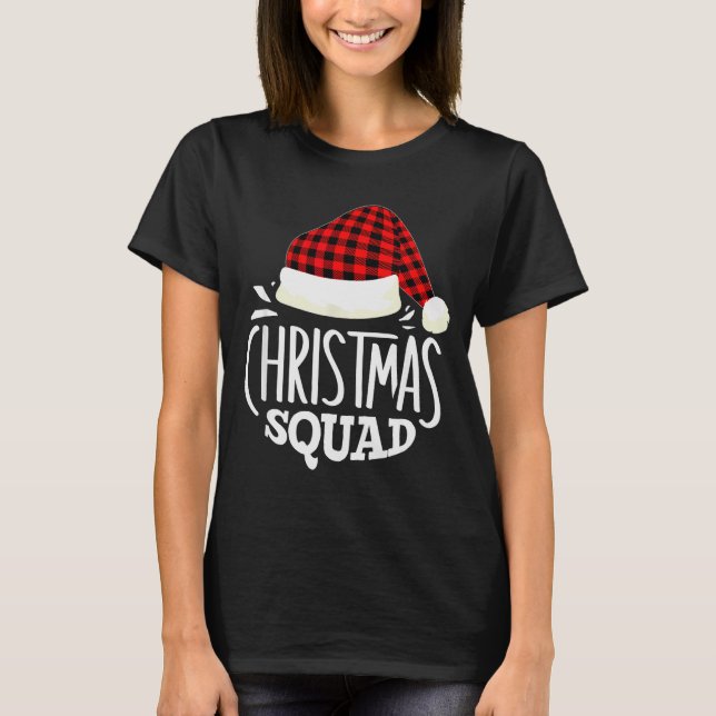 T-shirt Christmas Squad Family Group Matching Christmas Pa (Devant)