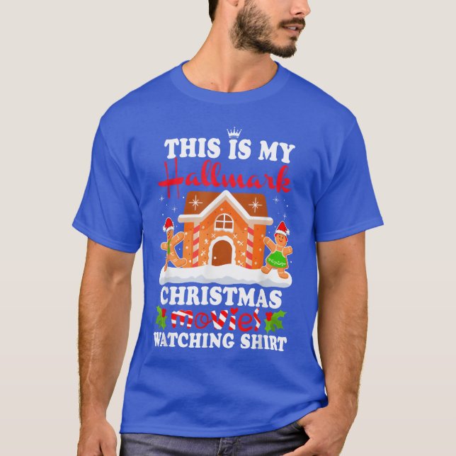 T-shirt Christmashis est mon Hallmarks Movie Watch garçon (Devant)