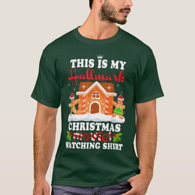 T-shirt Christmashis est mon Hallmarks Movie Watch garçon (Devant)