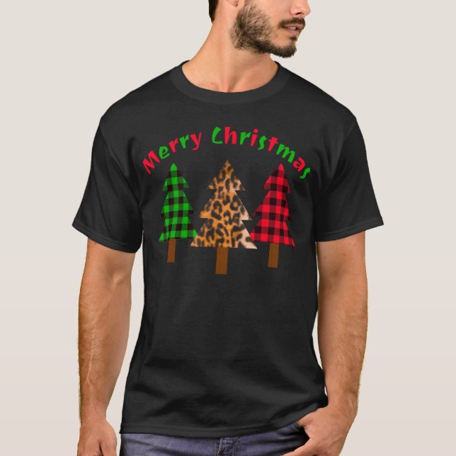 T-shirt Christmasree Joyeux Noël Joué Noël Joué Joie de No (Devant)