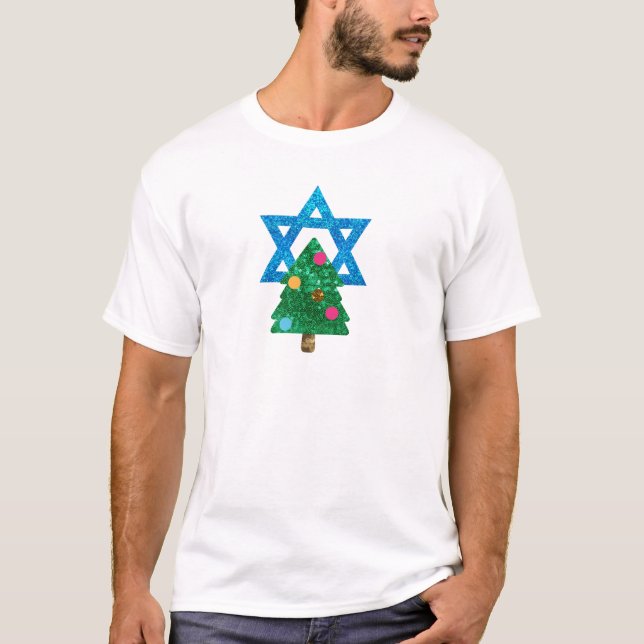T-shirt christmukkah hanoukka (Devant)