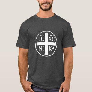 T-shirt Christogram ICXC NIKA Jésus conquiert le chrétien