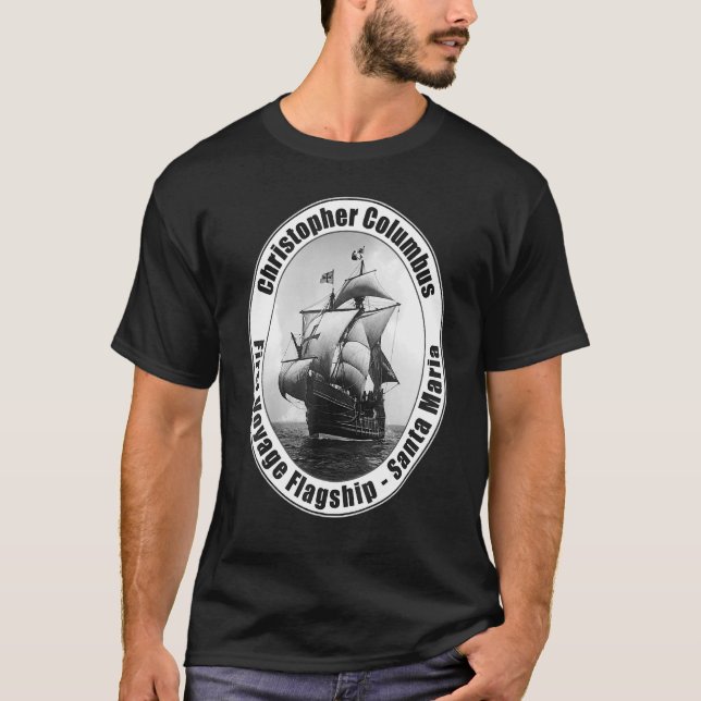 T-shirt Christopher Columbus Day Histoire américaine (Devant)