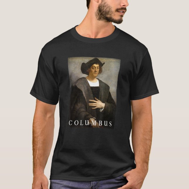 T-shirt Christopher Columbus Portrait (Devant)