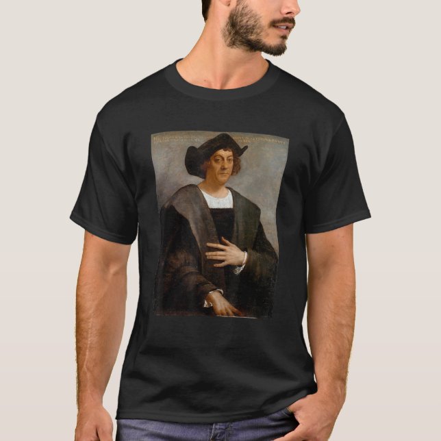 T-shirt Christopher Columbus Portrait (Devant)