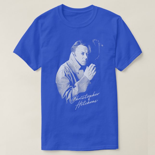 T-shirt Christopher Hitchens Style Rétro (Design devant)