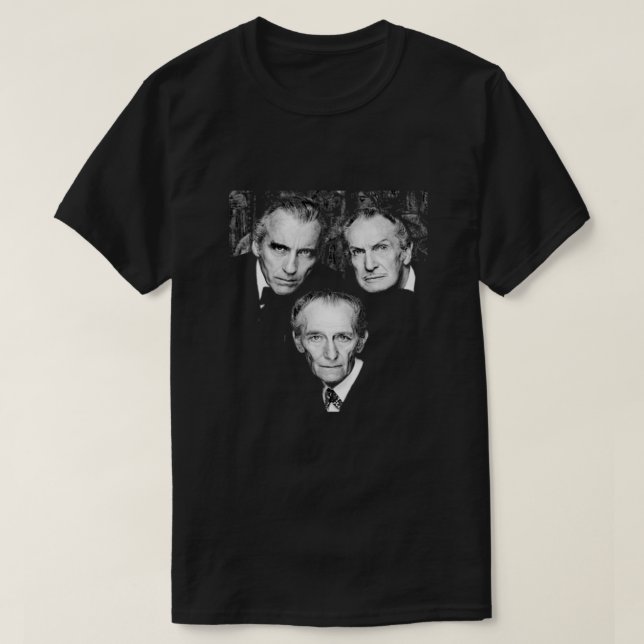 T-shirt Christopher Lee Vincent Price et Peter Christopher (Design devant)