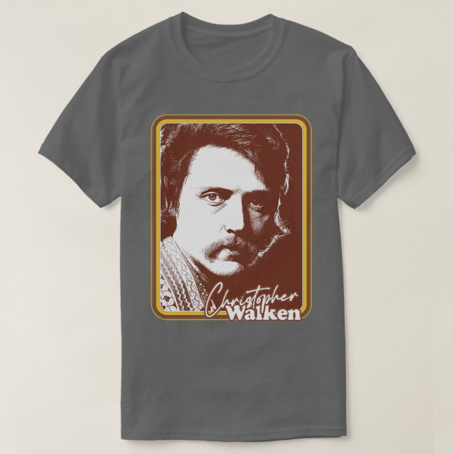 T-shirt Christopher Walken 80s Retro Fan Art Cadeau (Design devant)