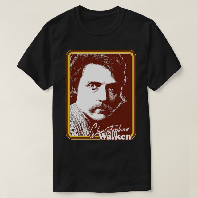 T-shirt Christopher Walken 80s Retro Fan Art Cadeau (Design devant)