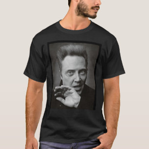 T-shirt Christopher Walken Intimidation Portrait Graphic T