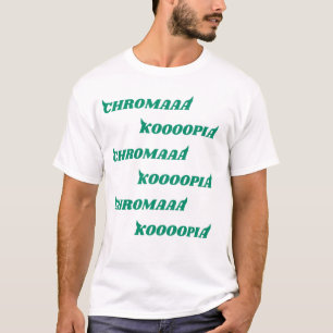 T-shirt Chromakopia Chroooomaaa Koooopia Bold Echos de S