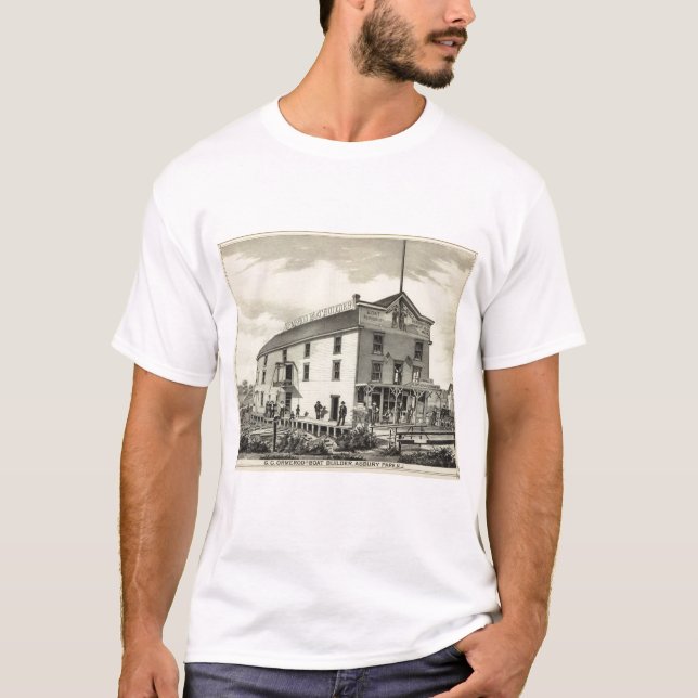 T-shirt CHROMATOGRAPHIE GAZEUSE Ormerod, le constructeur (Devant)