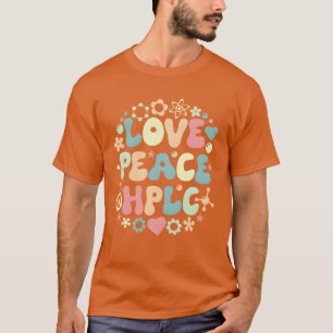 T-shirt Chromatographie Liquide HPLC Amour Rétro Vintage f