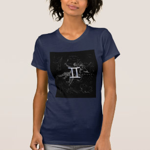 T-shirt Chrome comme Gemini Zodiac Symbole sur Hevelius