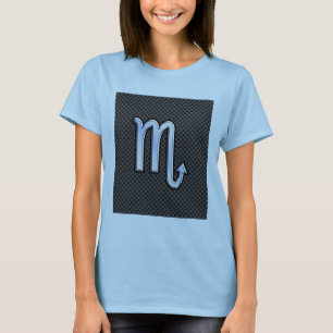 T-shirt Chrome Comme Scorpio Signe Zodiac Fibres Carbone I