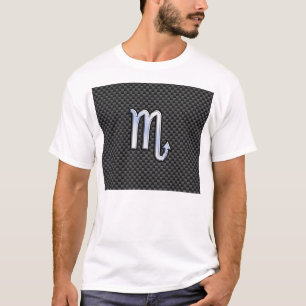 T-shirt Chrome Comme Scorpio Signe Zodiac Fibres Carbone I