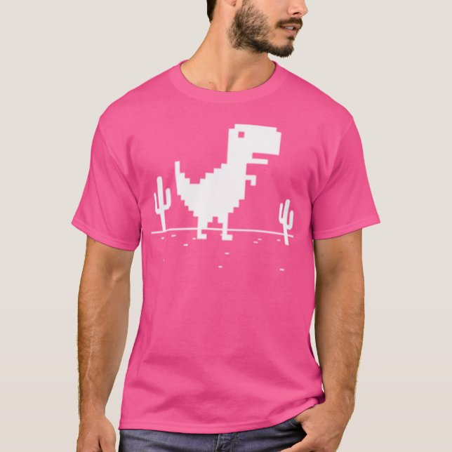 T-shirt Chrome Dino Blanc (Devant)