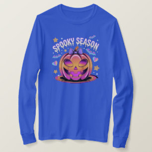 T-shirt Chrome futuriste Jack-O’-Lanterne Halloween T-Shir